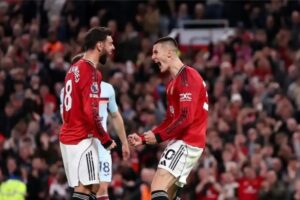 Manchester United Tekuk Brentford 2-1, Posisi Tiga Besar Makin Kokoh