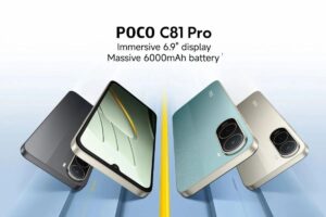 Poco C81 Pro Resmi Meluncur Global, Layar 6,9 Inci 120Hz Dan Baterai 6.000Mah Mulai Rp1,7 Jutaan