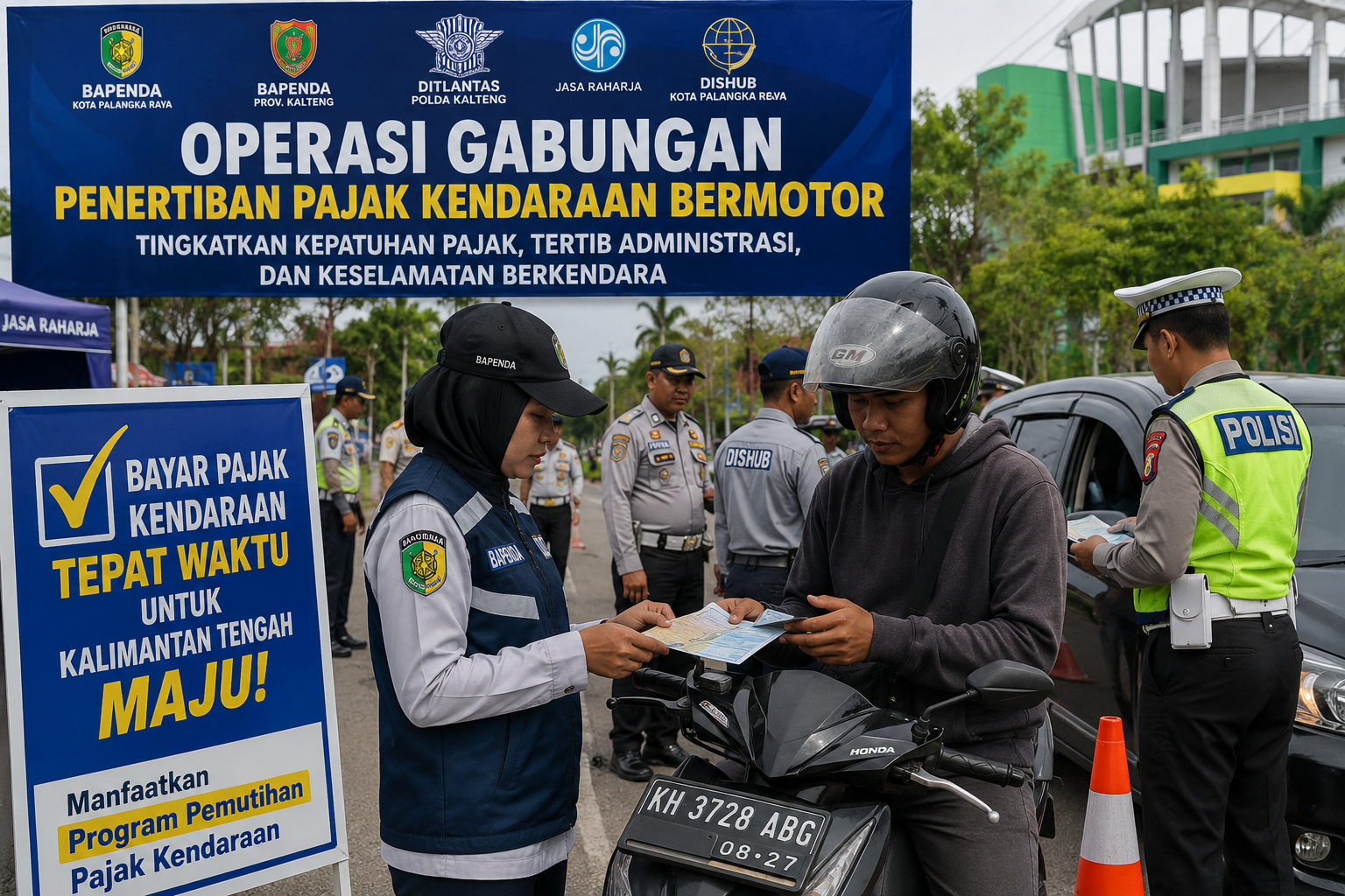 Bapenda temukan 134 penunggak pajak kendaraan palangka raya saat razia, ini nilai tunggakannya Bapenda Temukan 134 Penunggak Pajak Kendaraan Palangka Raya Saat Razia, Ini Nilai Tunggakannya