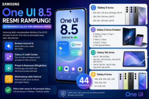 Daftar Perangkat One Ui 8.5 Terbaru, 44 Hp Dan Tablet Samsung Kini Kebagian Update