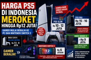 Harga Ps5 Di Indonesia Meroket Hingga Rp12 Juta, Gamer Mulai Beralih Ke Pc Dan Nintendo Switch 2