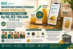 Investasi Emas Syariah Kian Populer, Cicil Emas Bsi Tembus Rp16,93 Triliun Per April 2026