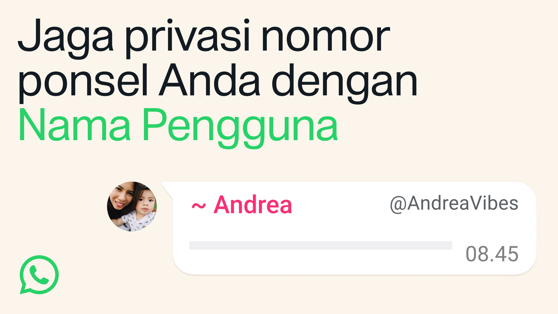Meta perkenalkan whatsapp username, identitas baru untuk chat lebih privat Meta Perkenalkan Whatsapp Username, Identitas Baru Untuk Chat Lebih Privat