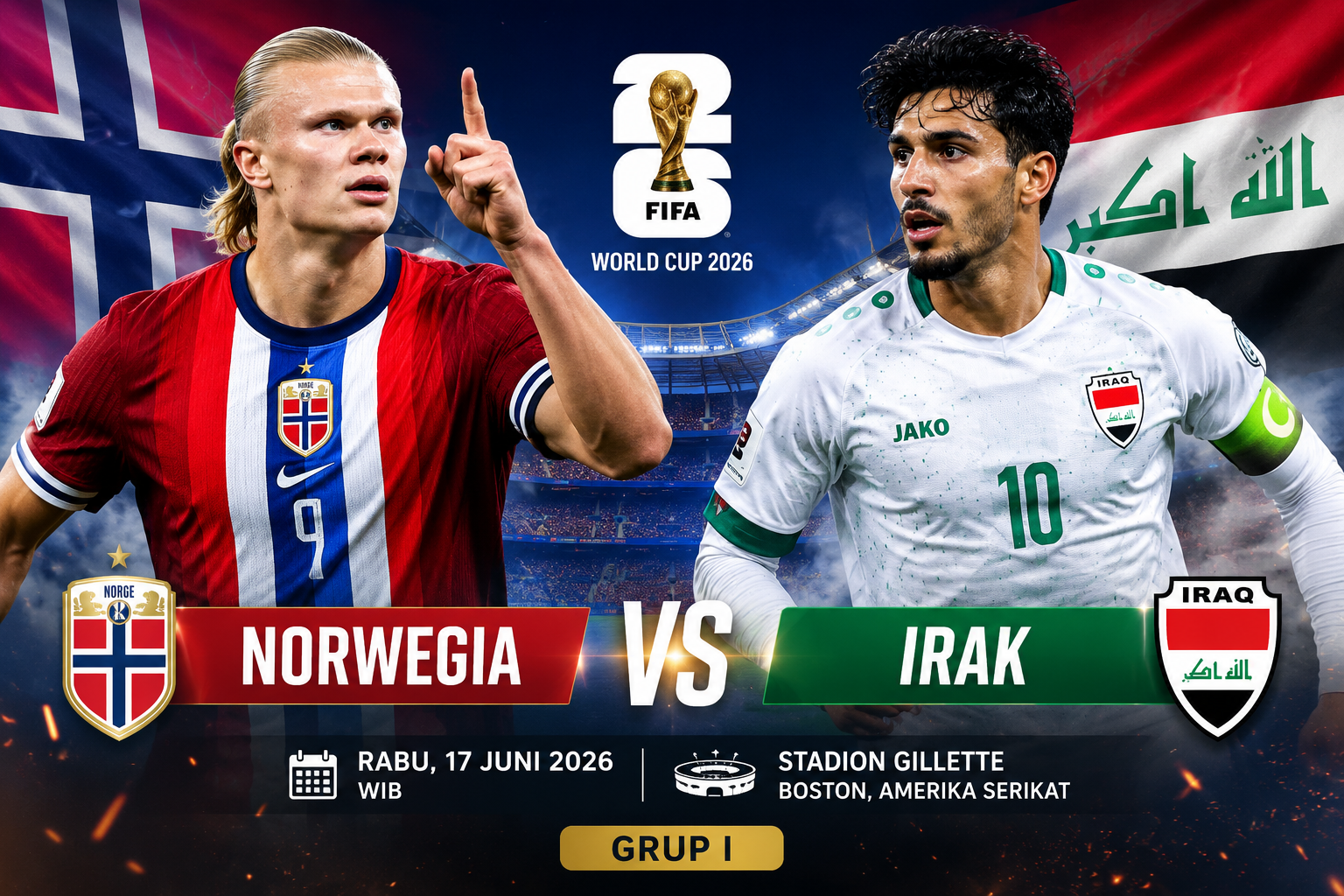 Norwegia vs irak malam ini, solbakken berharap haaland cetak gol dan antar tiga poin Norwegia Vs Irak Malam Ini, Solbakken Berharap Haaland Cetak Gol Dan Antar Tiga Poin