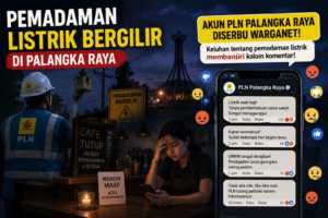 Pemadaman Listrik Bergilir Di Palangka Raya Bikin Aktivitas Terganggu, Kolom Komentar Pln Diserbu Warganet