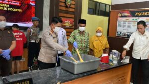 Pemusnahan Sabu Di Kotim Capai 114,86 Gram, Polres Klaim Selamatkan Ratusan Warga Dari Ancaman Narkoba