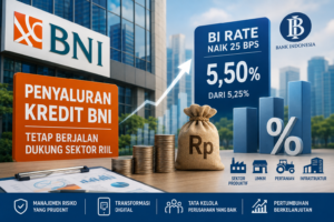 Penyaluran Kredit Bni Tetap Berjalan Meski Bi Rate Naik Ke 5,50 Persen