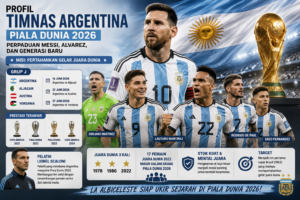 Profil Timnas Argentina Piala Dunia 2026, Perpaduan Messi, Alvarez, Dan Generasi Baru