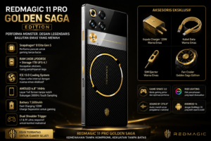 Redmagic 11 Pro Golden Saga Hadir Dengan Balutan Emas, Usung Snapdragon 8 Elite Gen 5