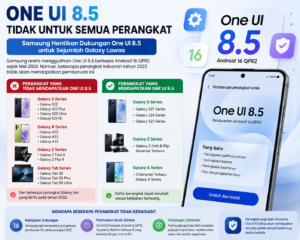 Samsung Hentikan Dukungan One Ui 8.5 Untuk Sejumlah Galaxy Lawas, Cek Daftarnya