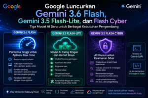 Google Luncurkan Gemini 3.6 Flash, Gemini 3.5 Flash-Lite, Dan Flash Cyber, Ini Kemampuannya