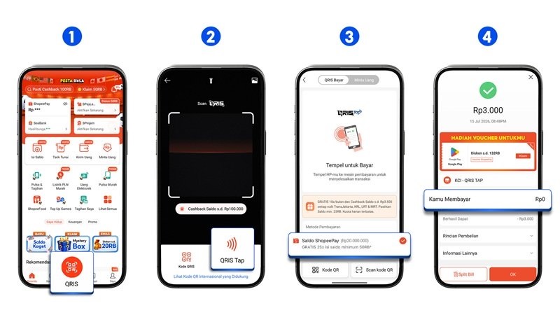 Ingin naik transjakarta gratis? Simak cara menggunakan qris tap shopeepay dan syarat promonya Ingin Naik Transjakarta Gratis? Simak Cara Menggunakan Qris Tap Shopeepay Dan Syarat Promonya