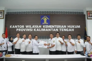 Kanwil Kemenkum Kalteng Dan Pemkab Gumas Harmonisasikan Lima Produk Hukum