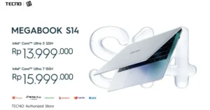 Tecno Megabook K14S: Laptop Produktivitas Modern Untuk Pengguna Muda