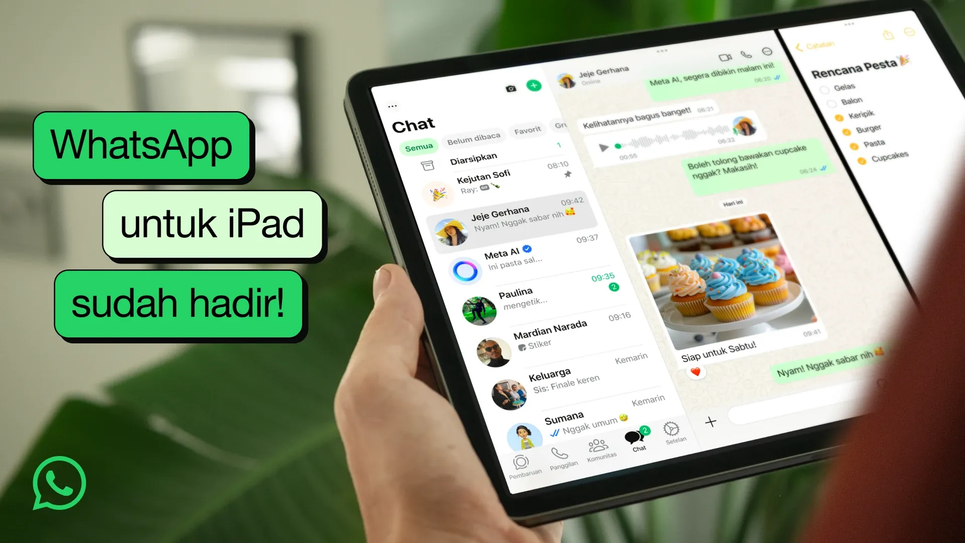 Whatsapp menghilangkan keterbatasan, ipad bisa daftar langsung tanpa iphone Whatsapp Menghilangkan Keterbatasan, Ipad Bisa Daftar Langsung Tanpa Iphone