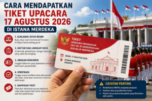 Cara Mendapatkan Tiket Upacara 17 Agustus 2026 Di Istana, Catat Jadwal Dan Alurnya