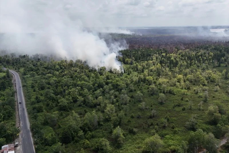 Dishut kalteng optimalkan patroli drone pantau titik api gerak cepat tangani karhutla Dishut Kalteng Optimalkan Patroli Drone Pantau Titik Api Gerak Cepat Tangani Karhutla