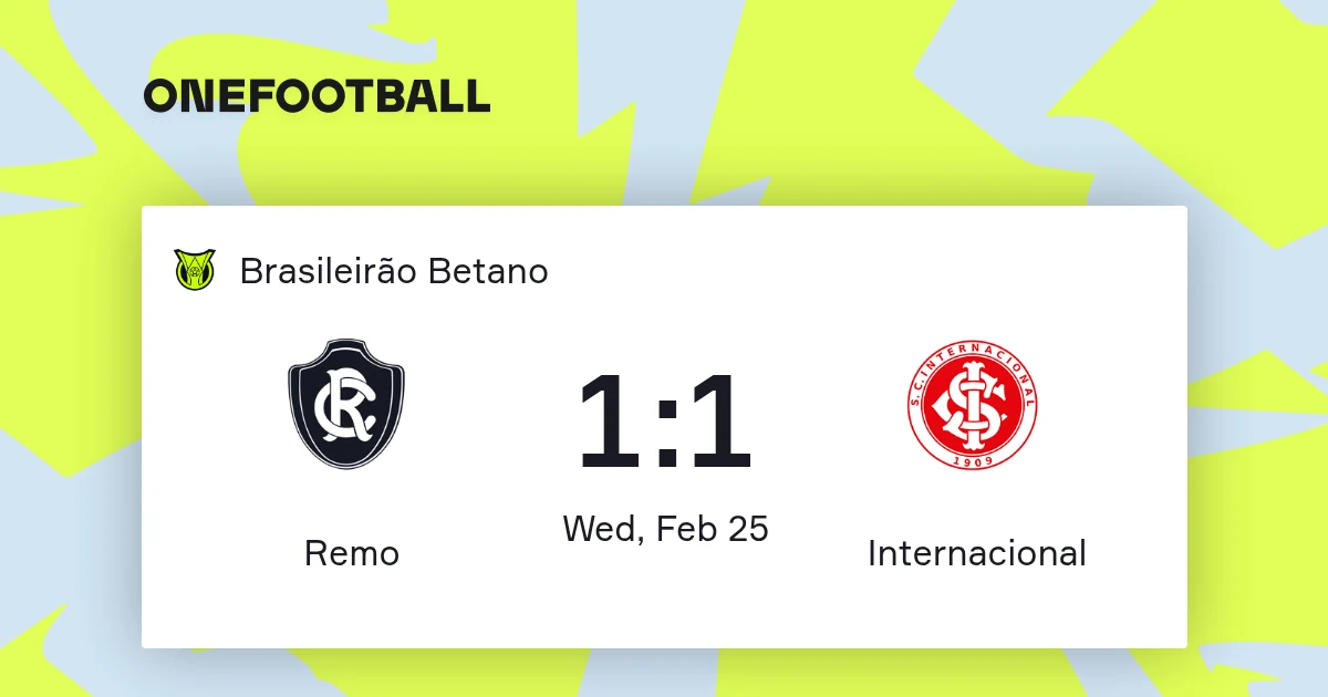 Drama 1-1 di beira-rio: internacional vs remo gagal pecahkan kegelisahan klasemen Drama 1-1 Di Beira-Rio: Internacional Vs Remo Gagal Pecahkan Kegelisahan Klasemen