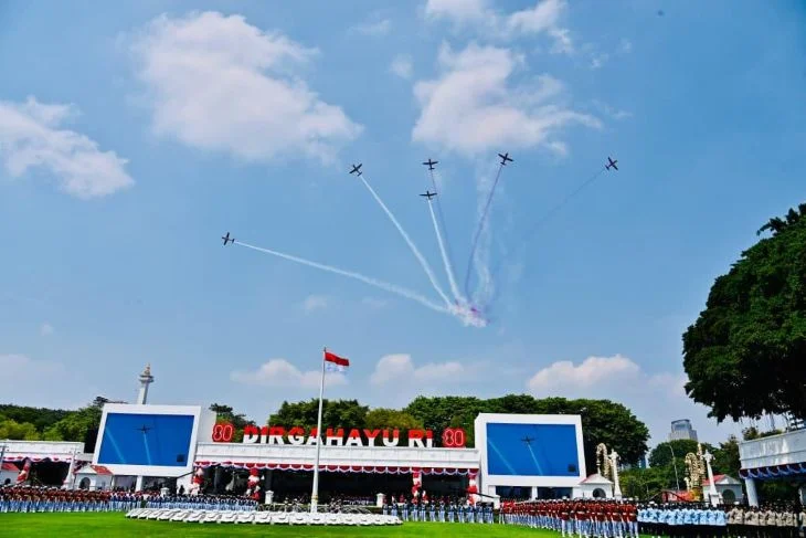 Drone anka tni au intai demo udara di atas istana, simbol pertanggungjawaban uang rakyat pada hut ke-81 ri Drone Anka Tni Au Intai Demo Udara Di Atas Istana, Simbol Pertanggungjawaban Uang Rakyat Pada Hut Ke-81 Ri