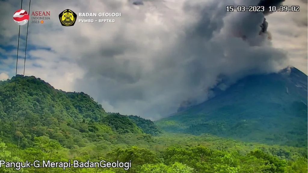 Gunung merapi erupsi kembali: awan panas 2 km, level siaga iii, warga dihimbau jauhi alur sungai Gunung Merapi Erupsi Kembali: Awan Panas 2 Km, Level Siaga Iii, Warga Dihimbau Jauhi Alur Sungai