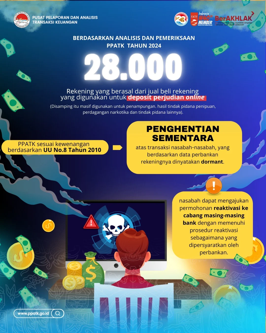 Ppatk guncang kepercayaan publik: dari rekening bank tersendat hingga kasus uang palsu besar Ppatk Guncang Kepercayaan Publik: Dari Rekening Bank Tersendat Hingga Kasus Uang Palsu Besar