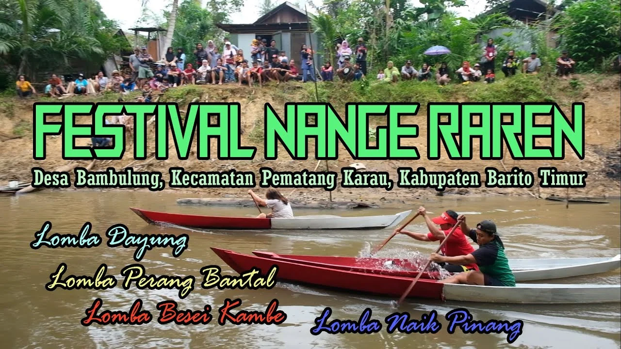Sungai raren jadi arena festival nange raren, pesta budaya di barito timur Sungai Raren Jadi Arena Festival Nange Raren, Pesta Budaya Di Barito Timur