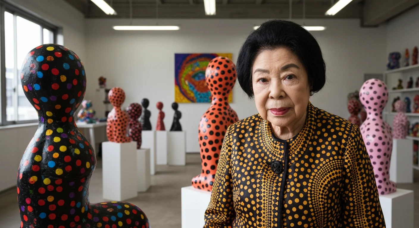 Yayoi kusama tutup usia 97: warisan polkadot, keluarga, dan pameran terakhir yang menggugah dunia seni Yayoi Kusama Tutup Usia 97: Warisan Polkadot, Keluarga, Dan Pameran Terakhir Yang Menggugah Dunia Seni