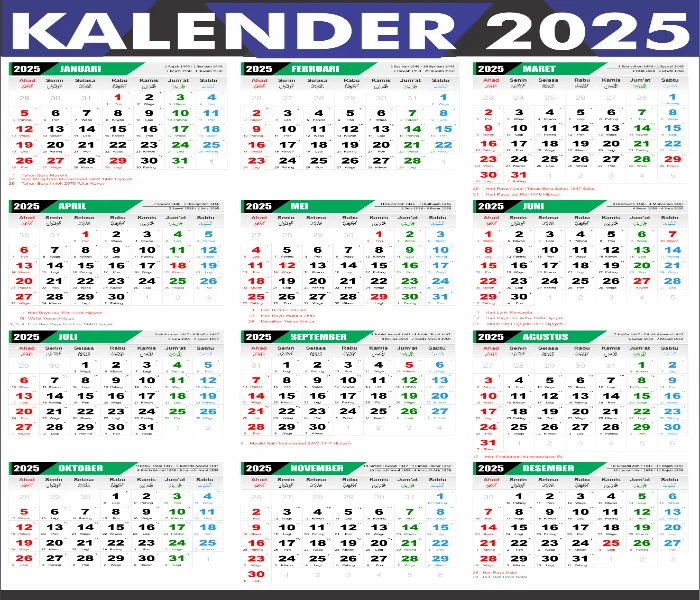 Tanggal merah 2027: 26 hari libur nasional, cuti bersama, dan 6 long weekend yang wajib dicatat Tanggal Merah 2027: 26 Hari Libur Nasional, Cuti Bersama, Dan 6 Long Weekend Yang Wajib Dicatat